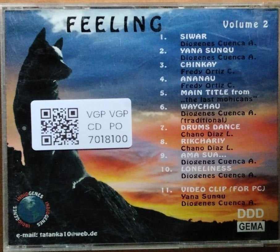 Diogenes Cuenca A. - Feeling - Americas Etnias Sound (CD)