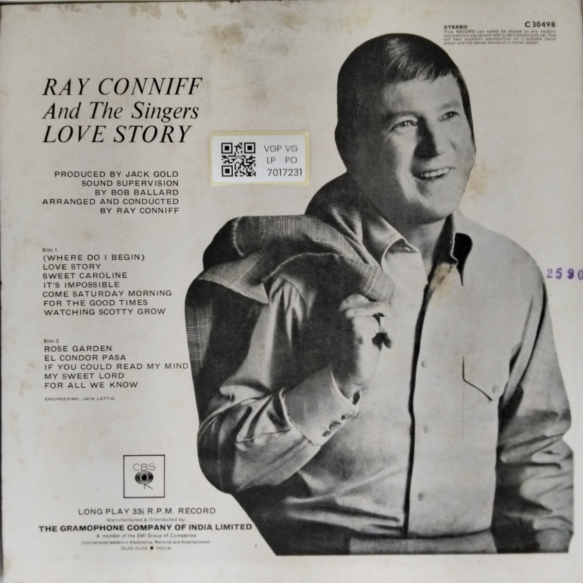 Ray Conniff And The Singers - Love Story (Vinyl)