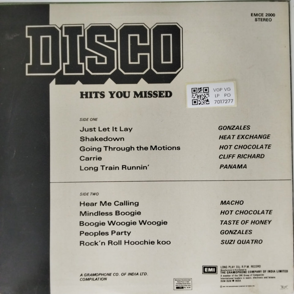 Various - Disco Hits You Missed (Vinyl)