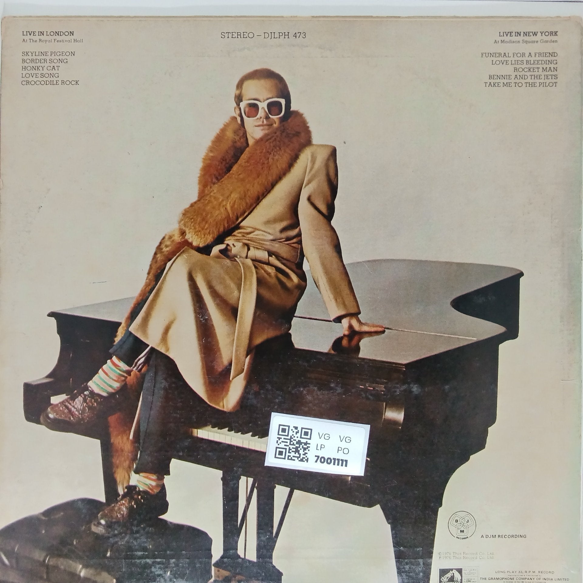 Elton John - Here and There (Vinyl)