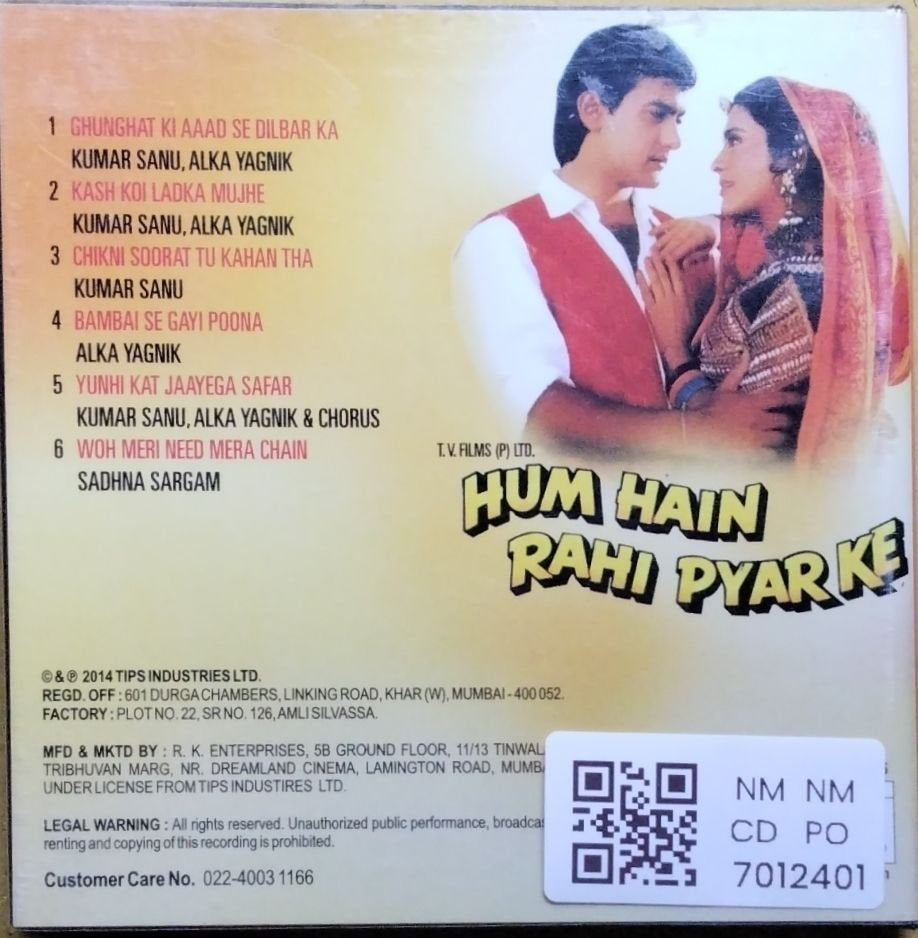 Nadeem-Shravan - Hum Hain Rahi Pyar Ke (CD)
