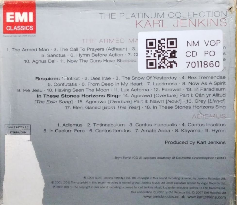 Karl Jenkins - The Platinum Collection (CD) (3)