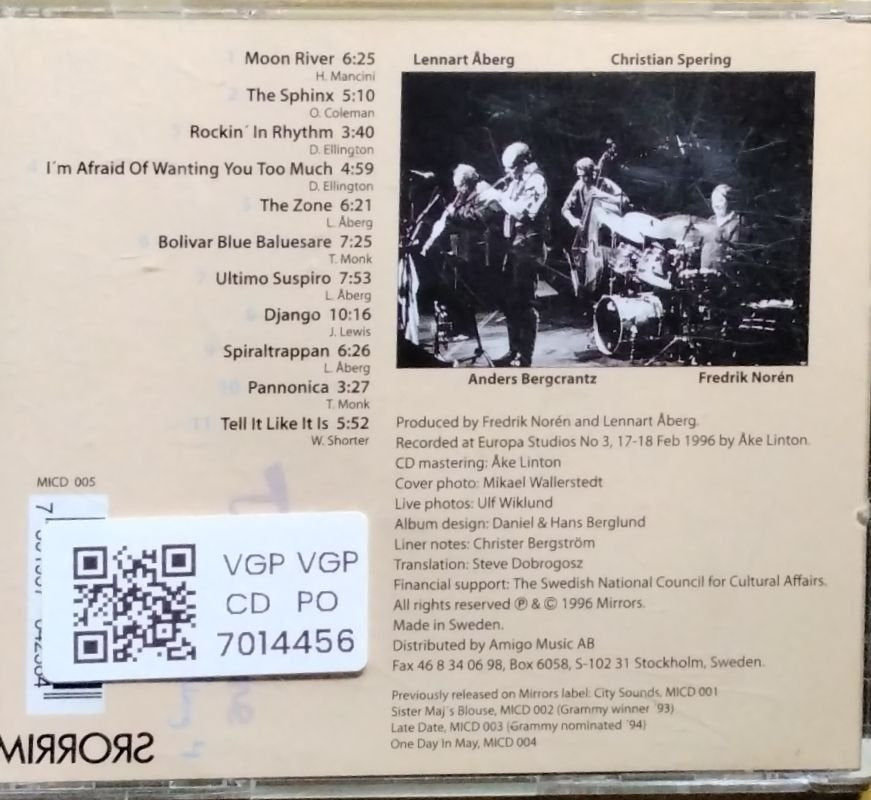 Lennart Åberg - The Zone (CD)