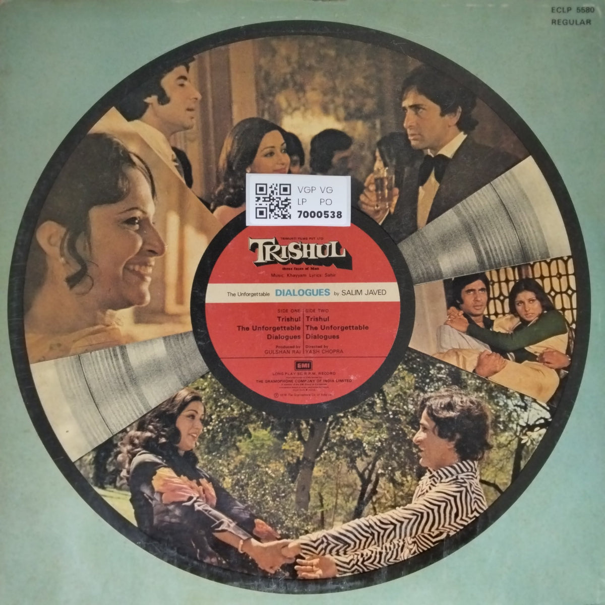 Salim Javed - Trishul - The Unforgettable Dialogues (Vinyl)