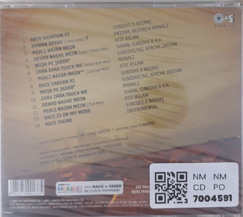 Pritam - Race (CD)