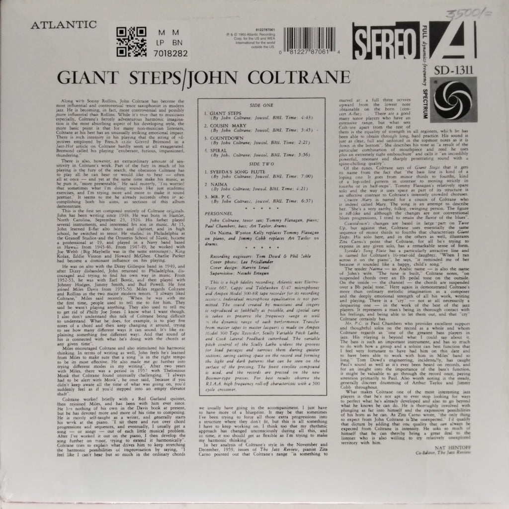 John Coltrane - Giant Steps (Vinyl)