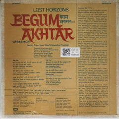 Begum Akhtar, Murli Manohar Swarup - Lost Horizons (Vinyl)