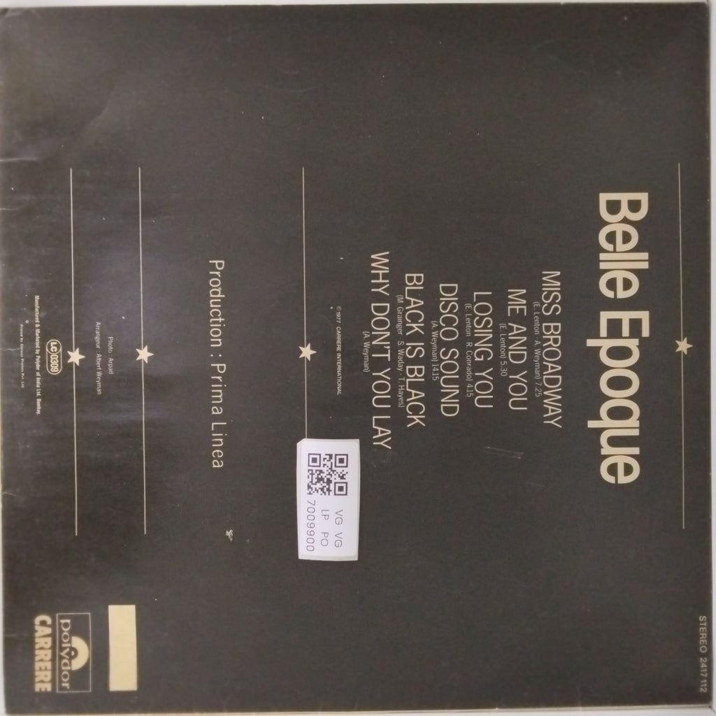 Belle Epoque - Black Is Black (Vinyl)