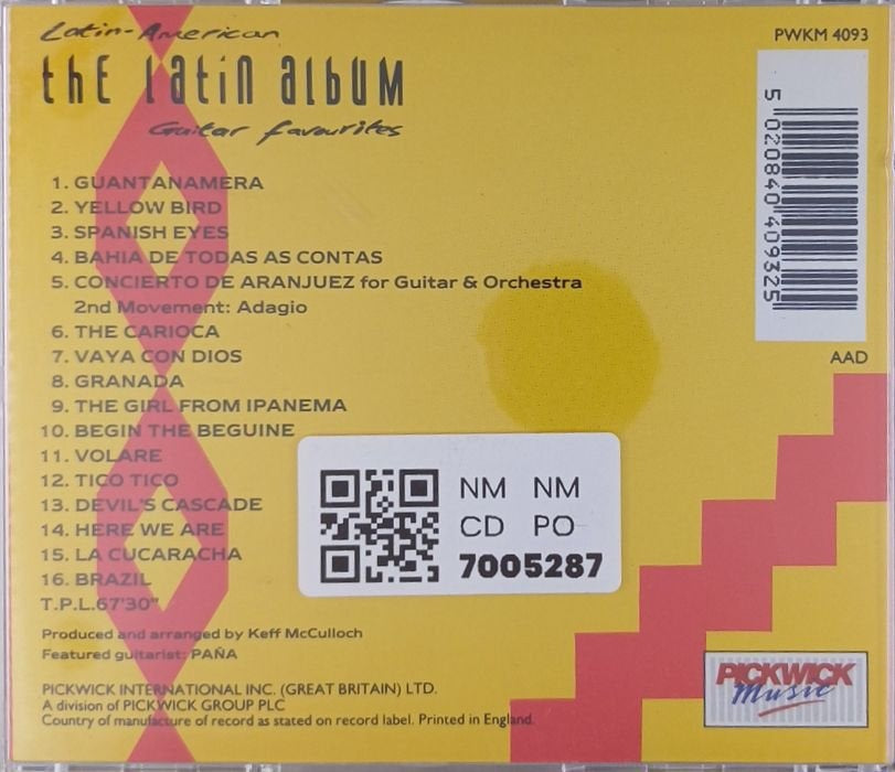 Keff McCulloch - The Latin Album: Guitar Favourites (CD)