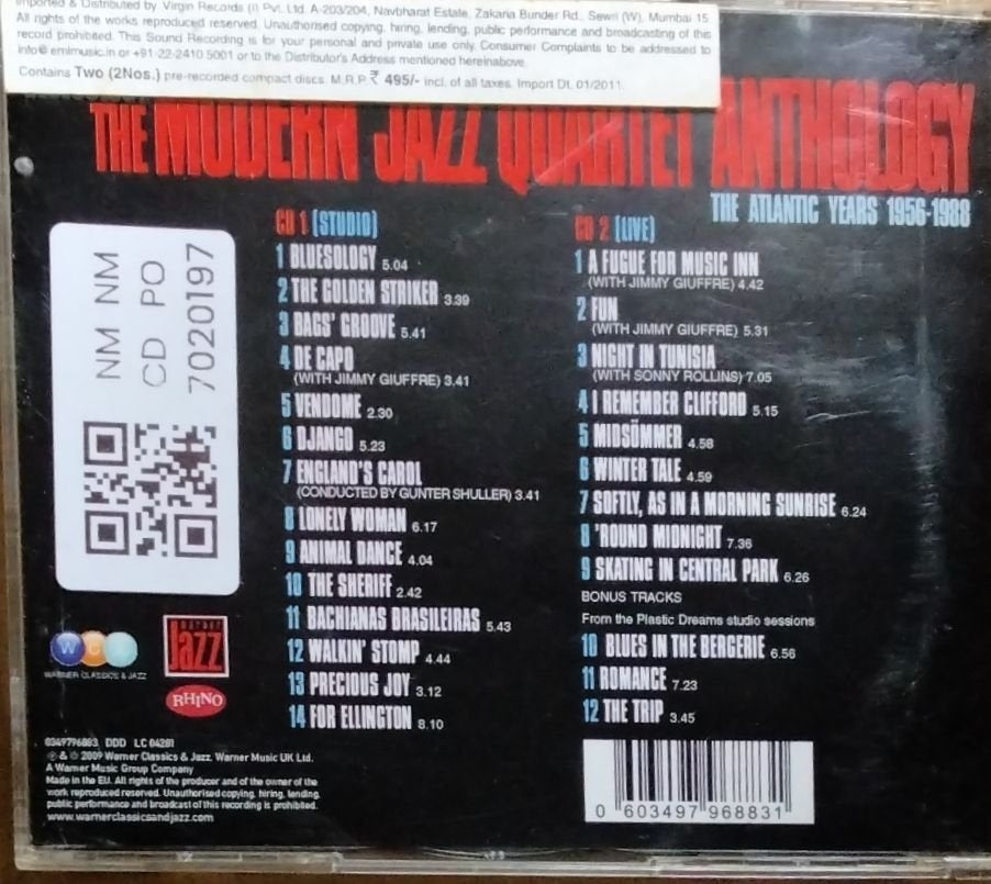 The Modern Jazz Quartet - Bluesology (CD)