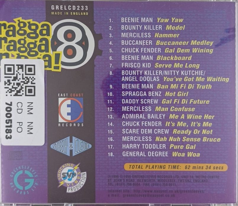 Various - Ragga Ragga Ragga! 8 (CD)