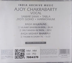 Ajoy Chakrabarty - Raga Malkauns (CD)