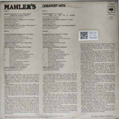 Bruno Walter, Leonard Bernstein, George Szell - Mahler's Greatest Hits (Vinyl)