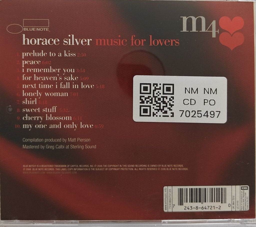 Horace Silver - Music for Lovers (CD)