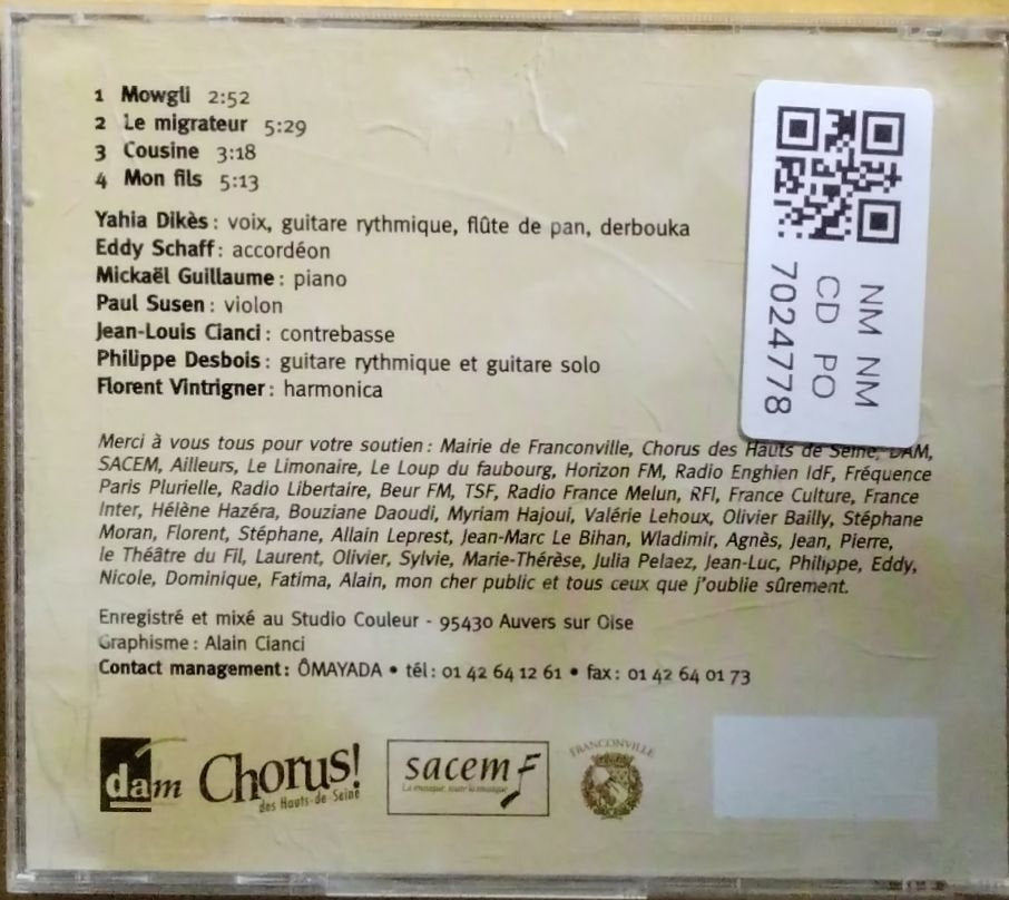 Yahia Dikès - Dikès (CD)