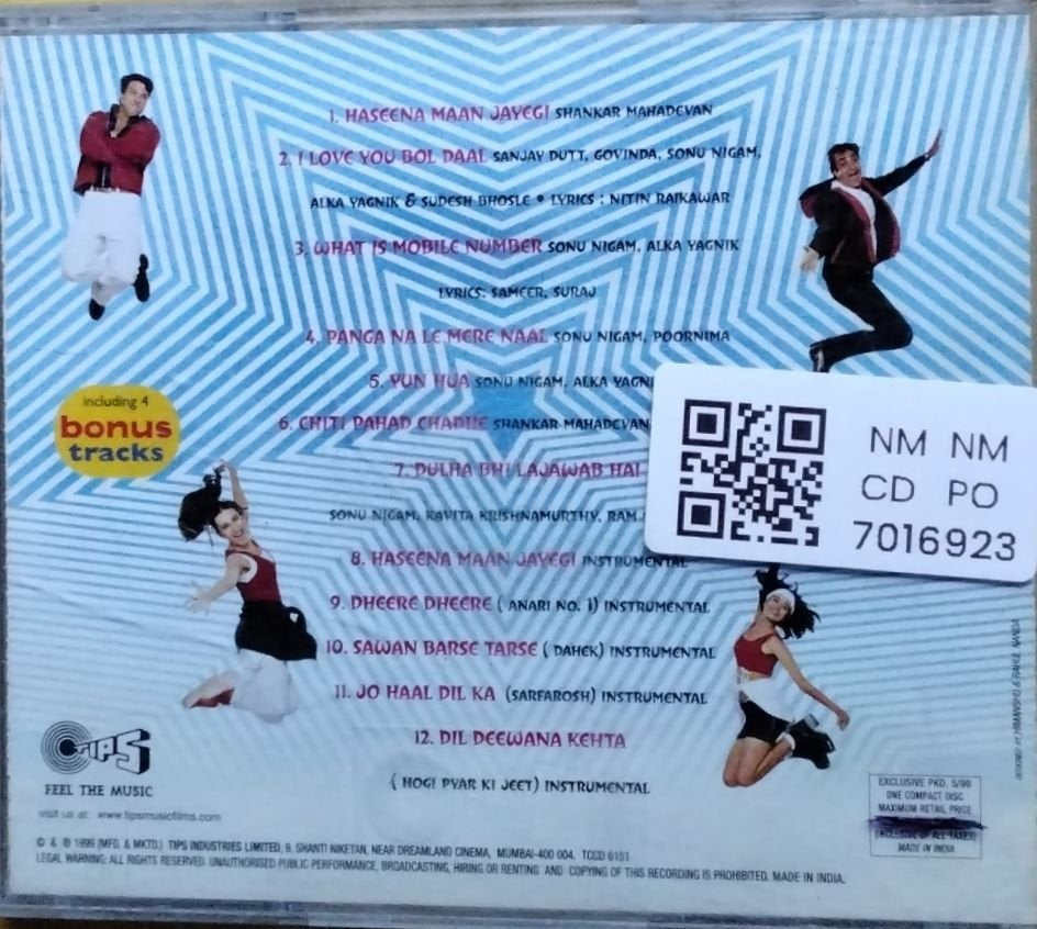 Anu Malik - Haseena Maan Jaayegi (CD)