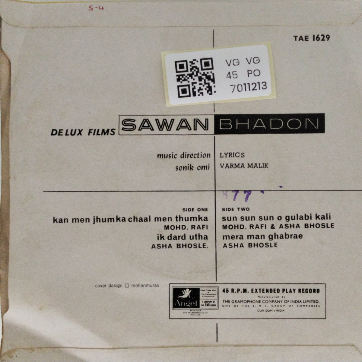 Sonik Omi - Sawan Bhadon (45-RPM)