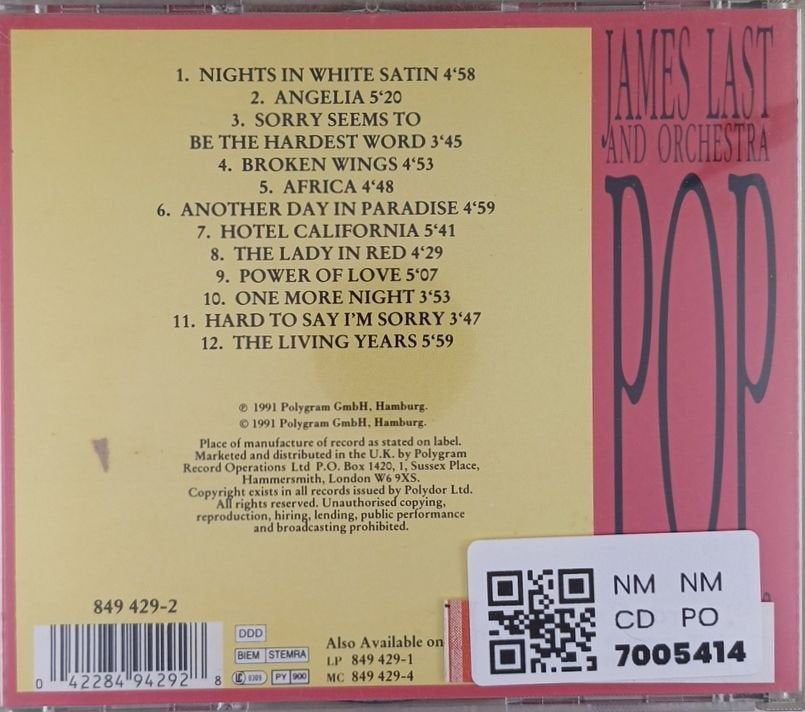 James Last And Orchestra - Pop Symphonies (CD)