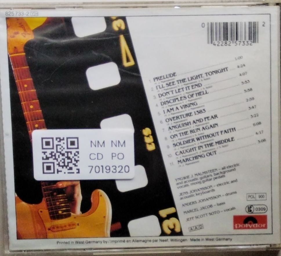 Yngwie J. Malmsteen - Rising Force Marching Out (CD)