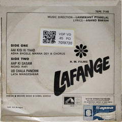 Laxmikant Pyarelal - Lafange (45-RPM)
