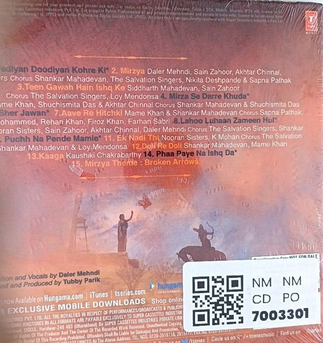 Shankar Ehsaan Loy - Mirzya (CD)