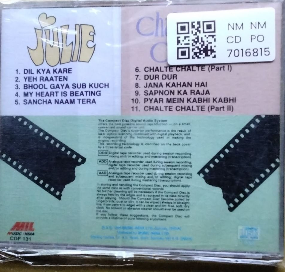 Rajesh Roshan, Bappi Lahiri - Julie + Chalte Chalte (CD)