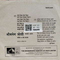 Bhimsen Joshi - Marathi Abhang (45-RPM)
