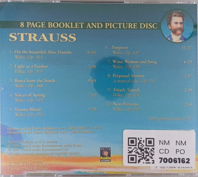 Orchestra of the Vienna Volksoper, Alfred Scholz - Strauss Waltzes and Polkas (CD)