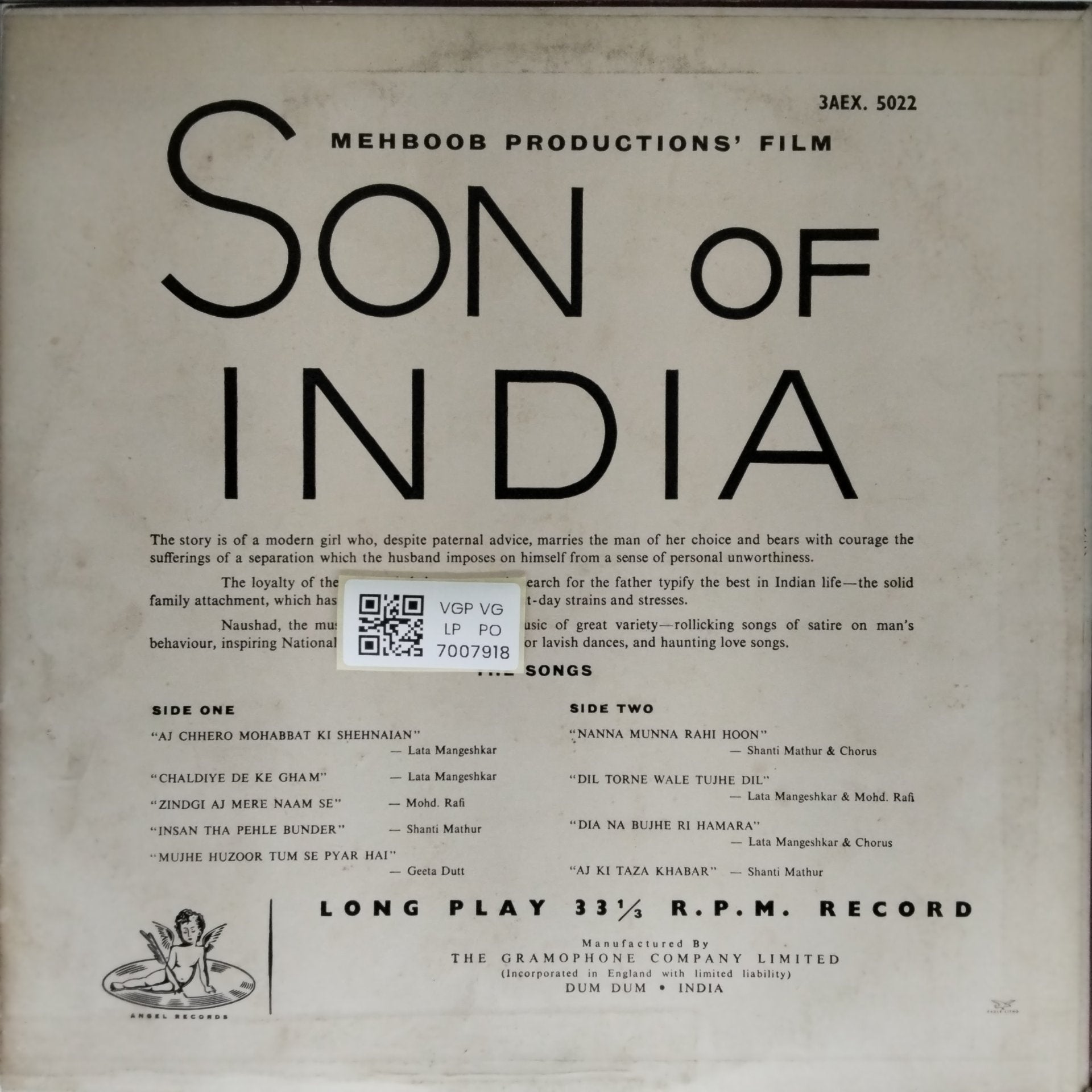 Naushad - Son of India (Vinyl)