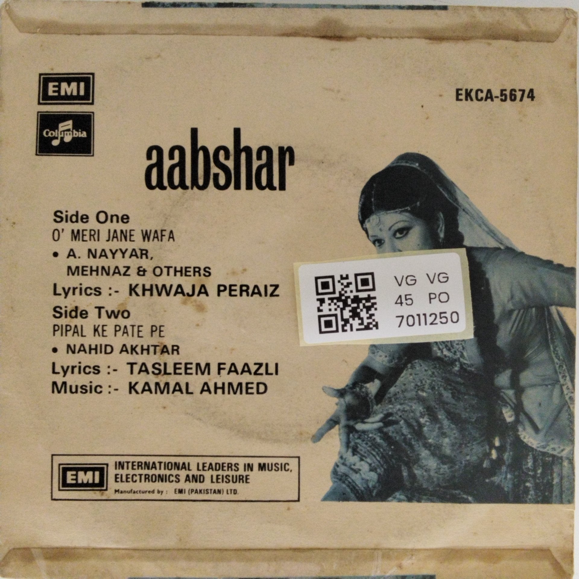 Kamal Ahmed - aabshar (45-RPM)