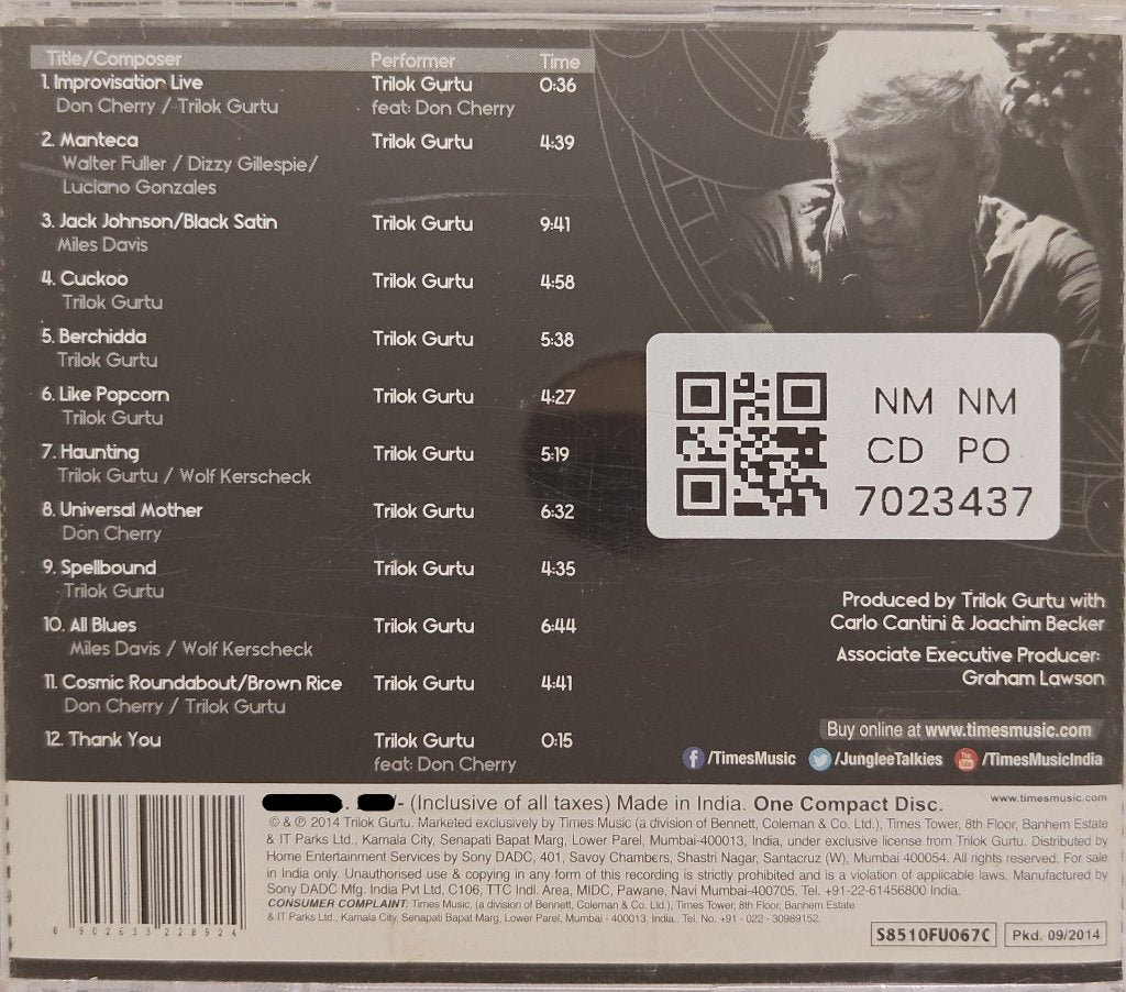 Trilok Gurtu - Spellbound (CD)