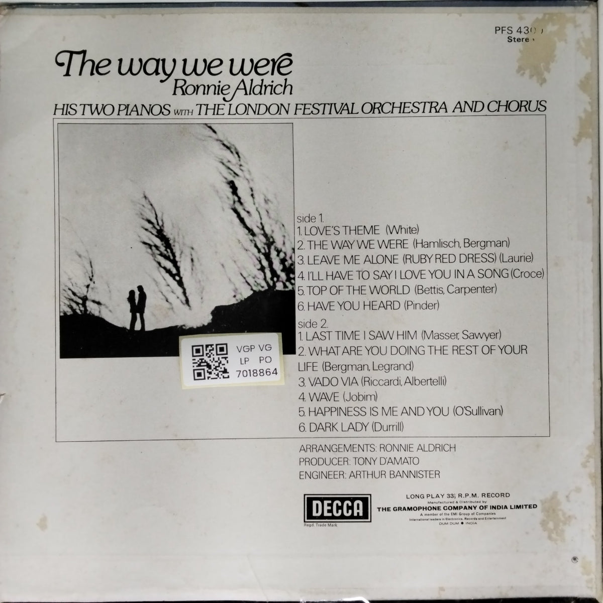 Ronnie Aldrich - The way we were (Vinyl)