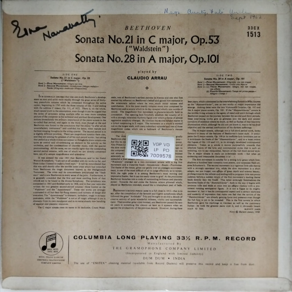 Claudio Arrau - Beethoven Sonatas (Vinyl)