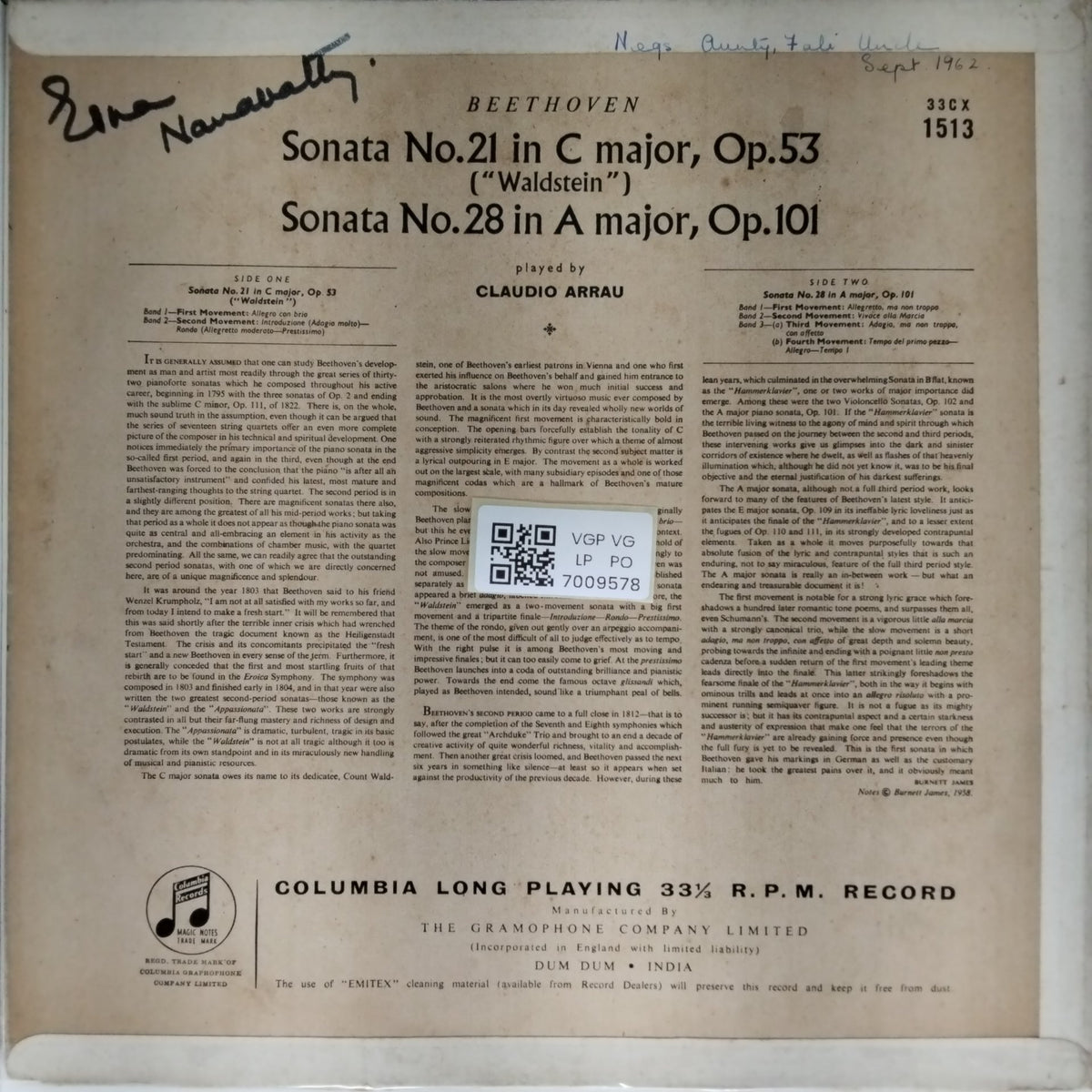 Claudio Arrau - Beethoven Sonatas (Vinyl)