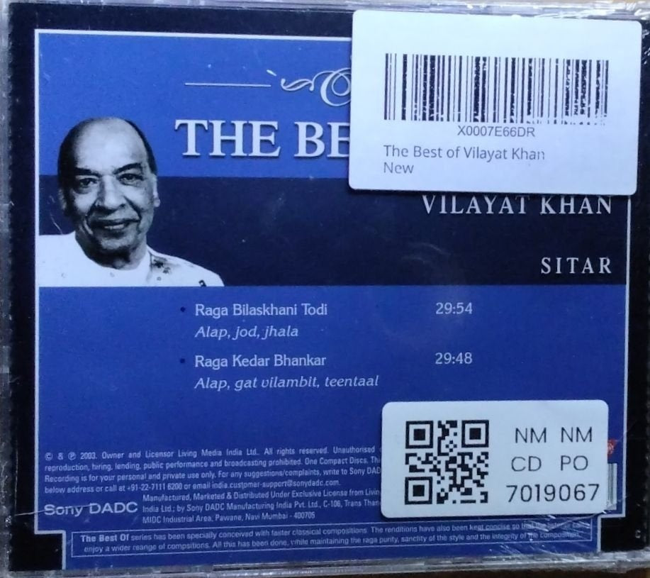 Vilayat Khan - The Best Of (CD)