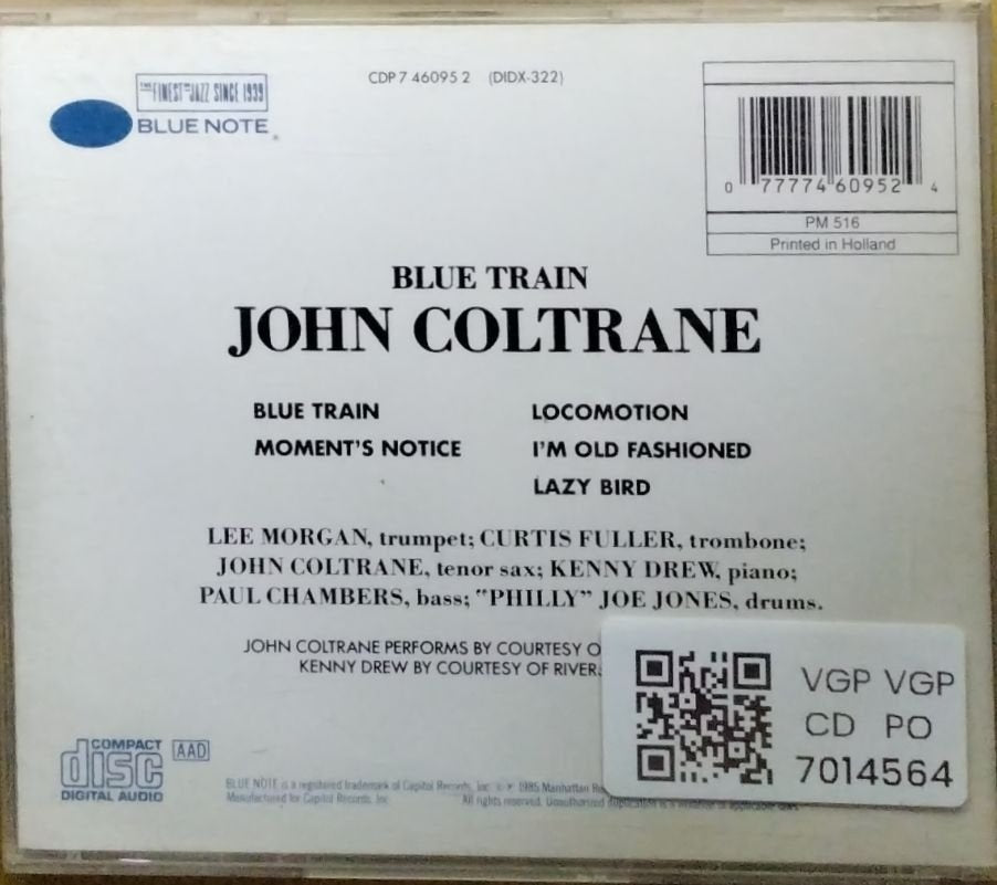 John Coltrane - Blue Train (CD)