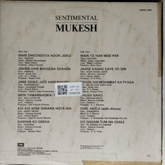 Mukesh - Sentimental (Vinyl)