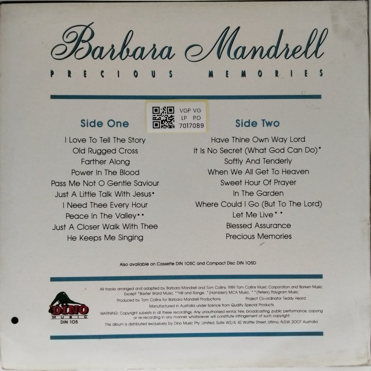 Barbara Mandrell - Precious Memories (Vinyl)