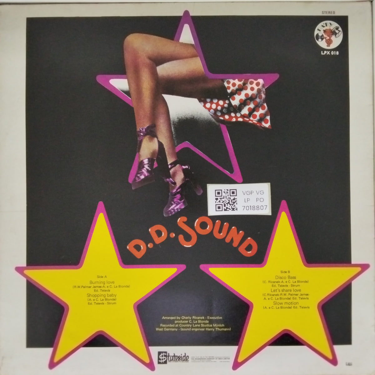 D.D. Sound - Disco Delivery - Burning Love (Vinyl)