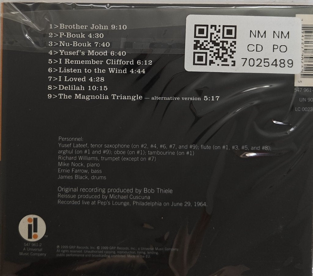 Yusef Lateef - Live at Pep's Volume Two (CD)