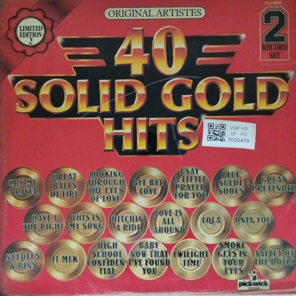 Various - 40 Solid Gold Hits (Vinyl) (2)