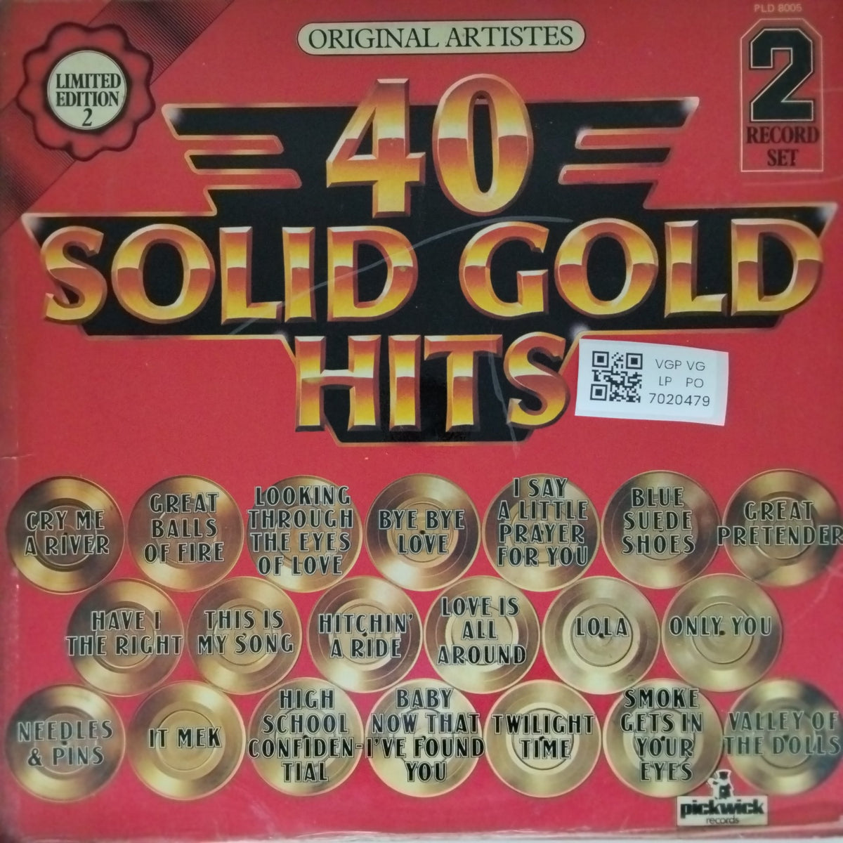 Various - 40 Solid Gold Hits (Vinyl) (2)