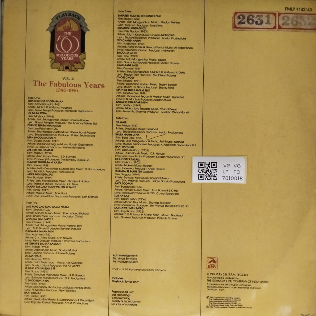 Various - The Fabulous Years (Vinyl)