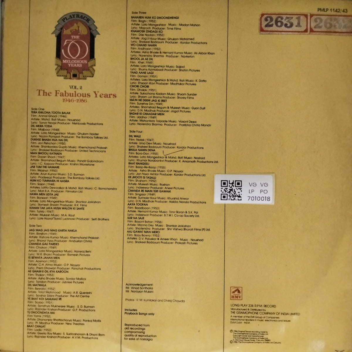 Various - The Fabulous Years (Vinyl)
