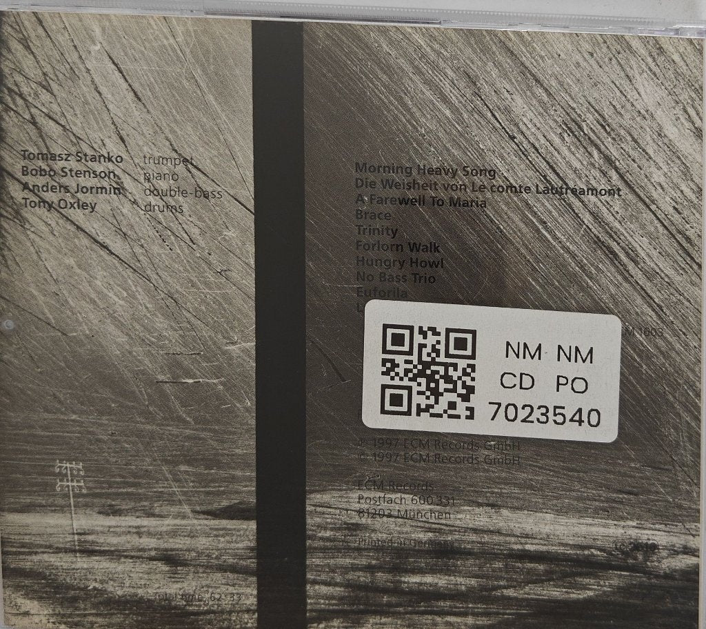 Tomasz Stanko, Bobo Stenson, Anders Jormin, Tony Oxley - Leosia (CD)