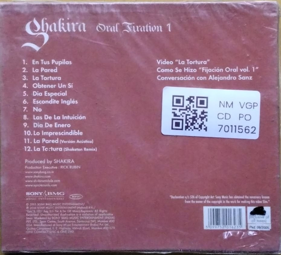 Shakira - Oral Fixation 1 (CD)