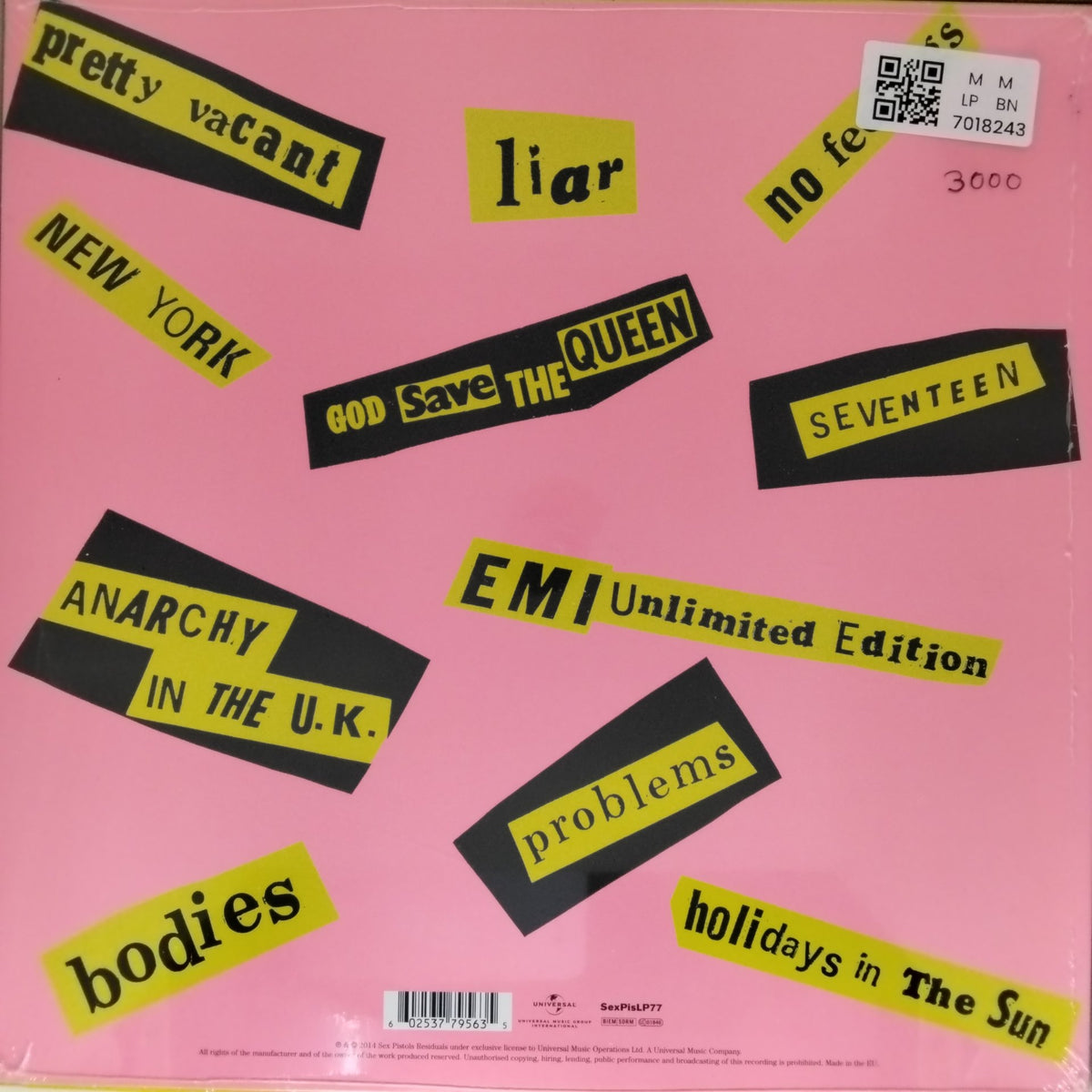 Sex Pistols - Never Mind The Bollocks, Here's The Sex Pistols (Vinyl)