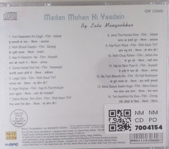 Lata Mangeshkar, Madan Mohan - Madan Mohan Ki Yaadein (CD)
