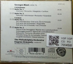 Georges Bizet, The Philadelphia Orchestra, Eugene Ormandy - L'Arlésienne Suites, Carmen Suites (CD)