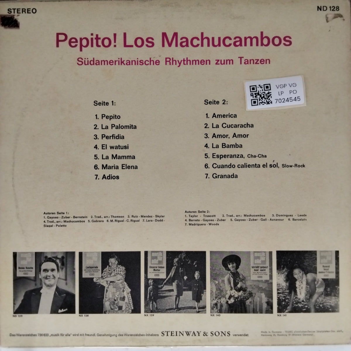 Los Machucambos - Pepito (Vinyl)